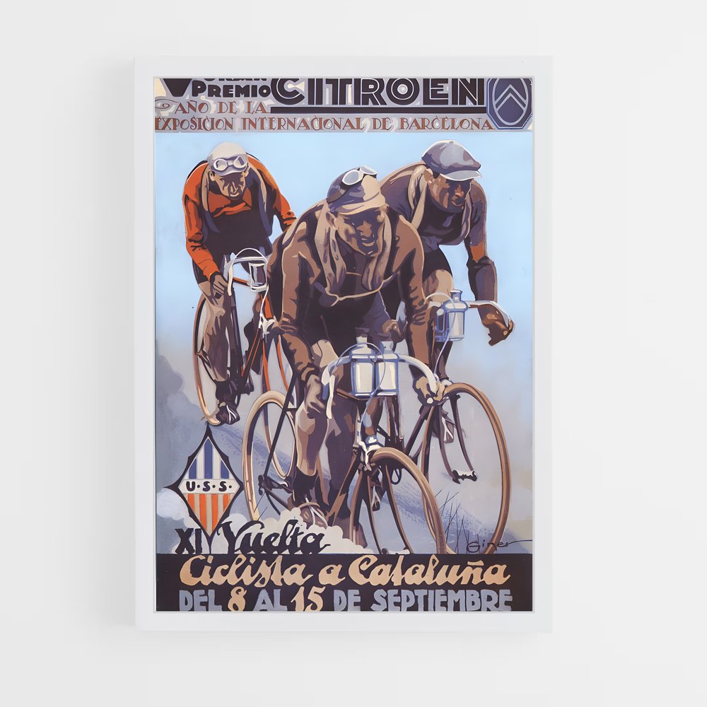 Poster Pédales en Fête – affiche Cyclisme (vue 3)